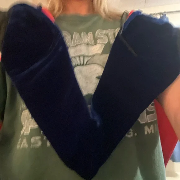 Cotrell Leonard PhD Doctoral Hood Graduation ceremony cowl Regalia Blue white OS - Picture 12 of 13